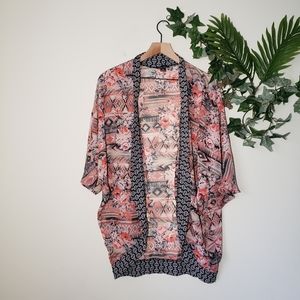 ●Haute Monde Floral Kimono Size M